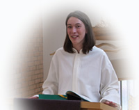 Some Lay Ecclesial Ministers share the word at prayer.